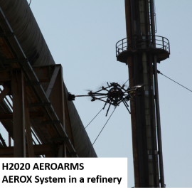 AEROARMS experiments on gas refinery in Germany