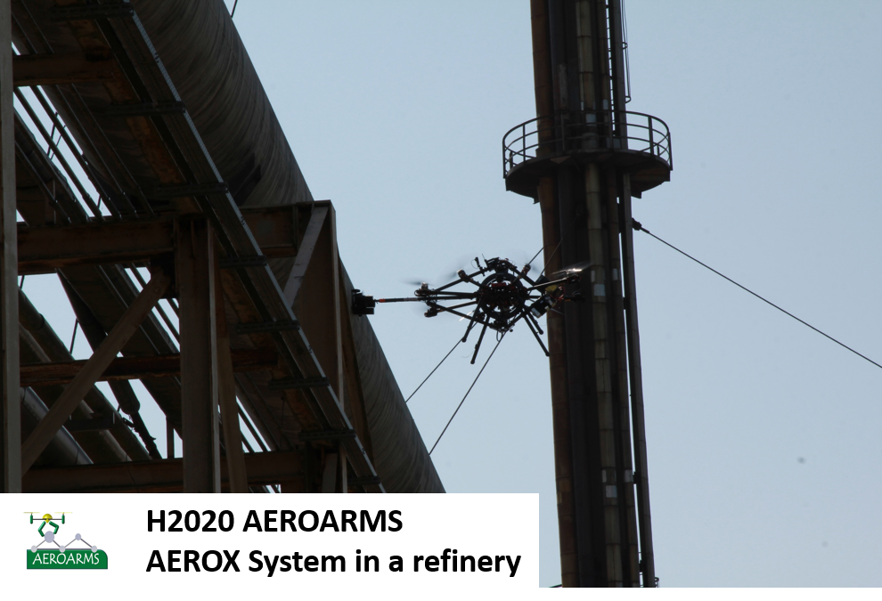 AEROARMS experiments on gas refinery in Germany